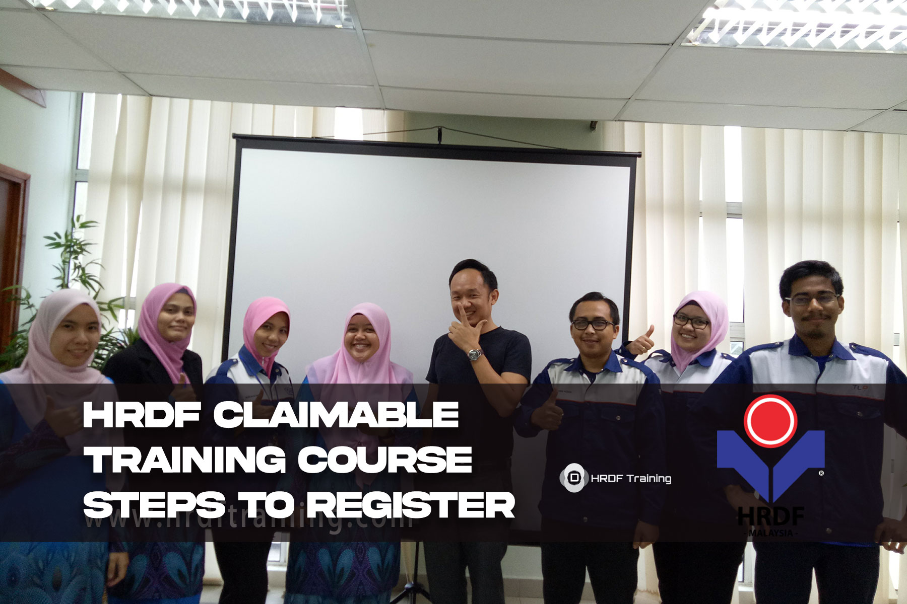 HRDF Claimable Training Course steps to register