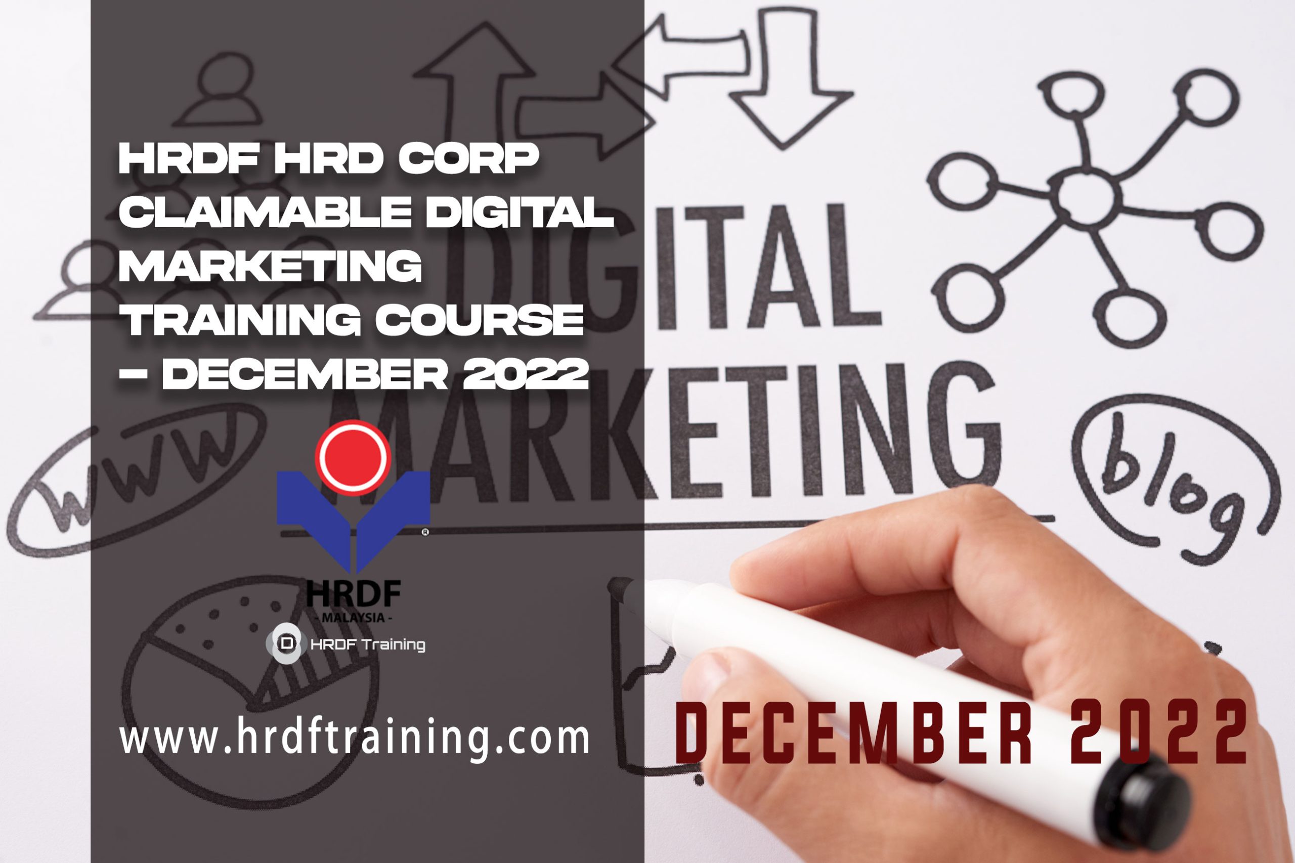 HRDF HRD Corp Claimable Digital Marketing Training Course - December 2022