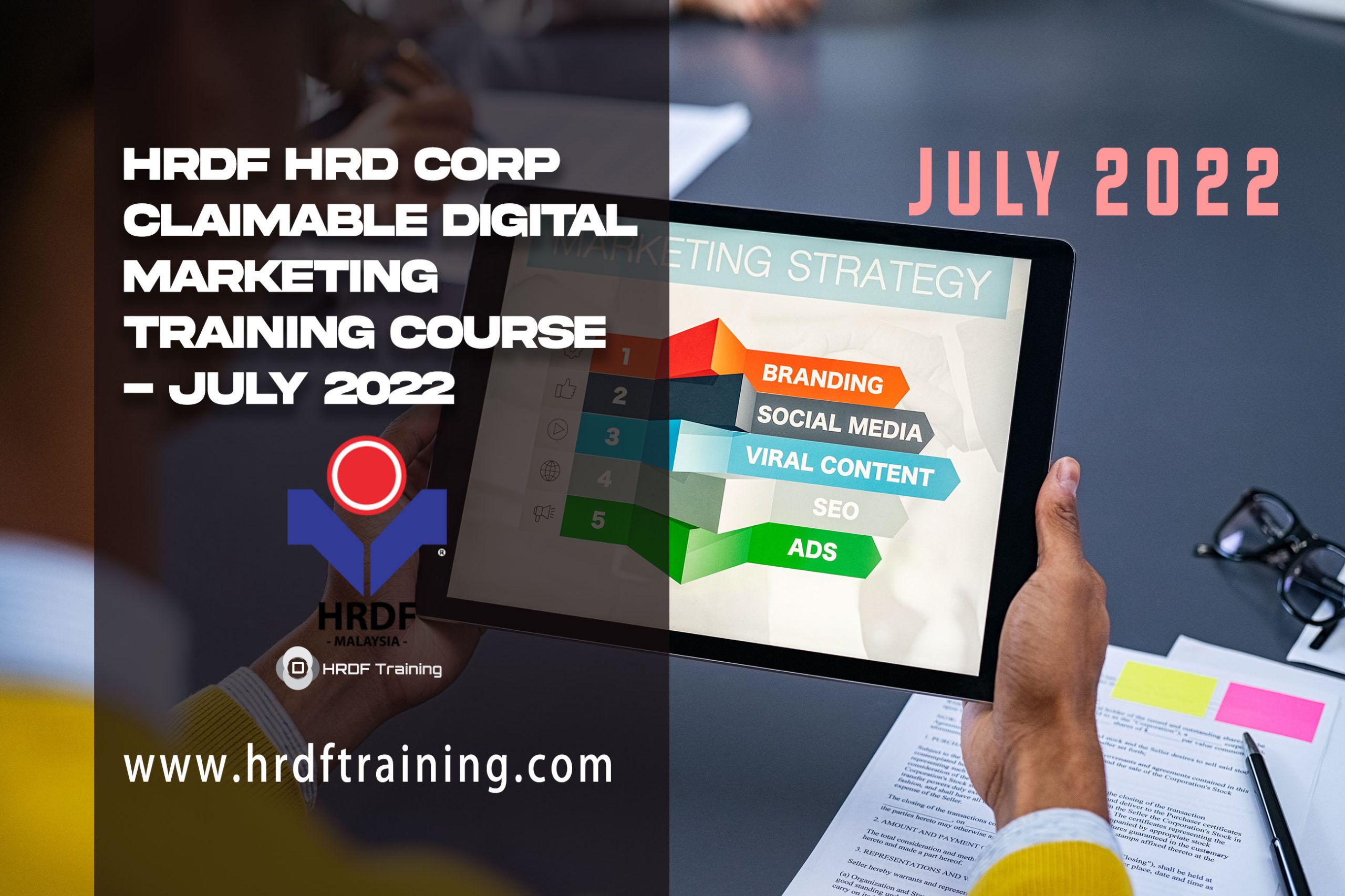 HRDF HRD Corp Claimable Digital Marketing Training Course - July 2022