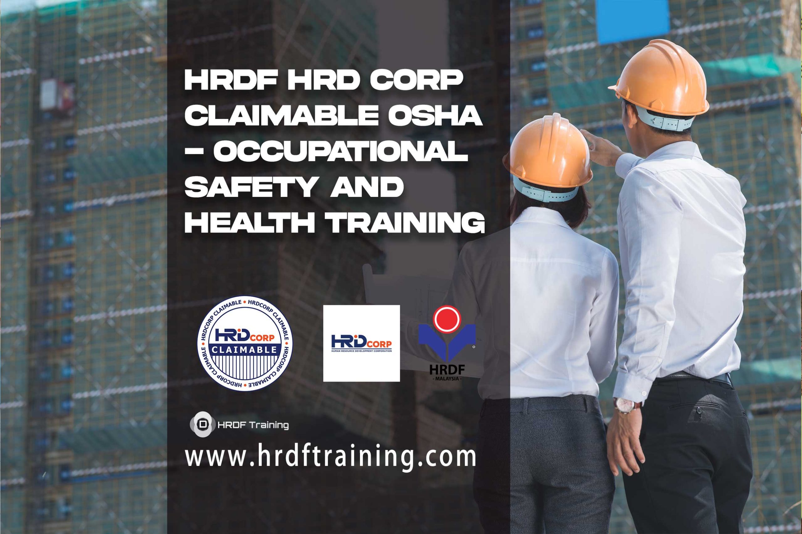 HRDF HRD Corp Claimable OSHA - Occupational Safety and Health Training