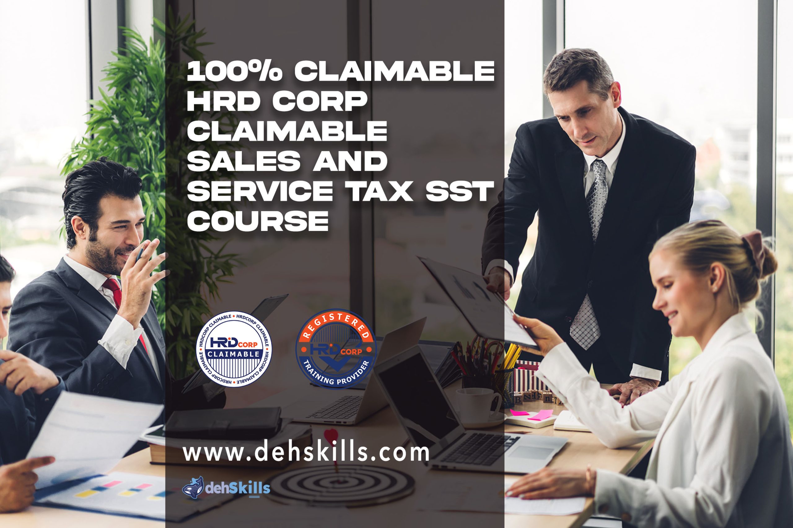 HRDF HRD Corp Claimable Sales and Service Tax SST Training