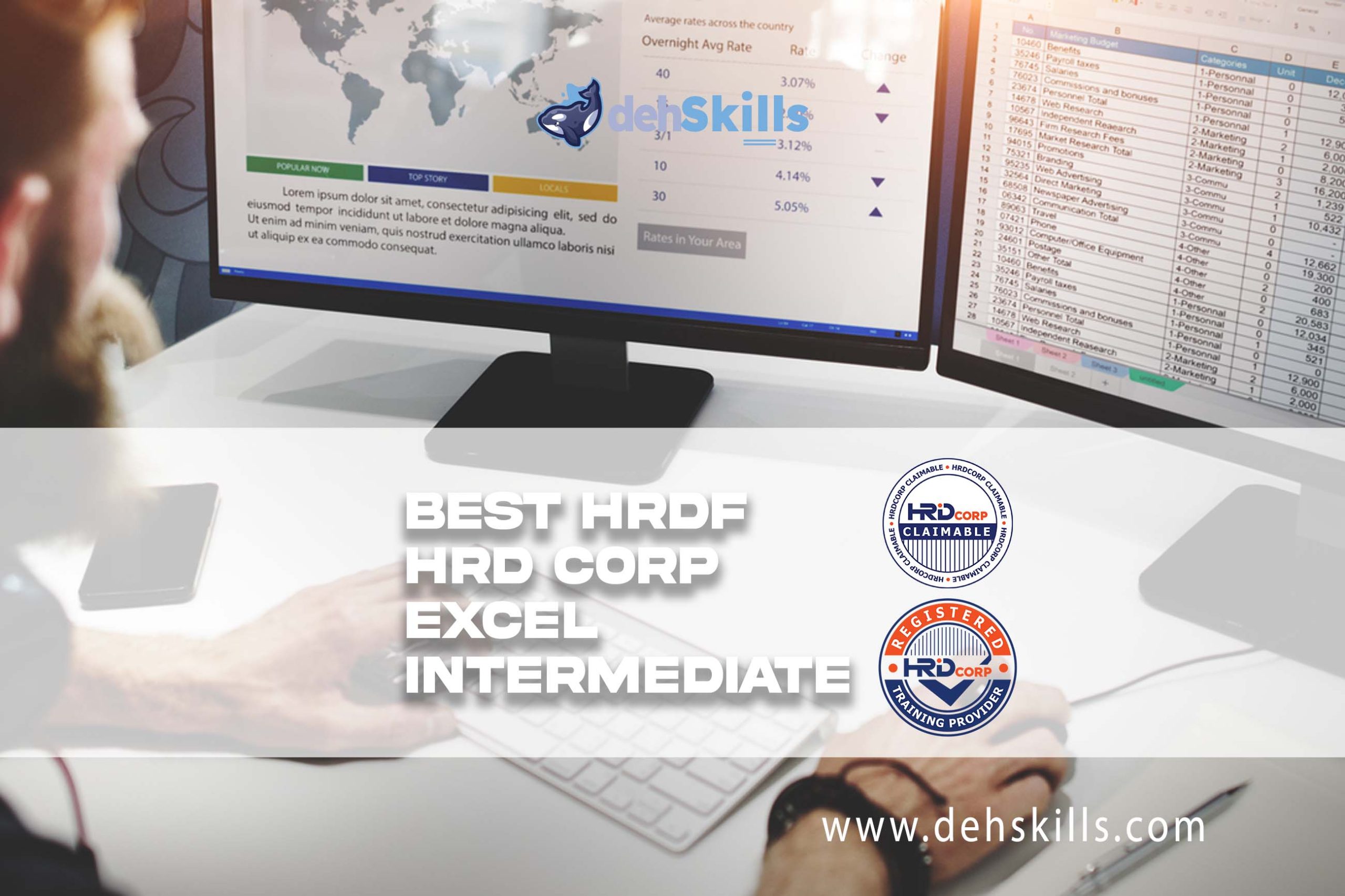 HRDF HRD Corp Claimable Excel Intermediate Training